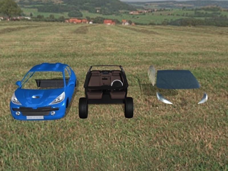 Sport Car Max and Unity Low-poly 3D model_4