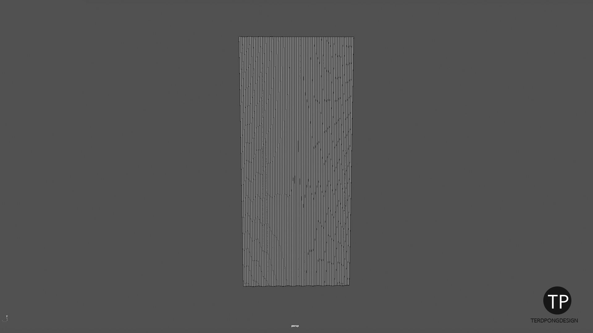 Old roofing galvanized roof Low-poly 3D model_15