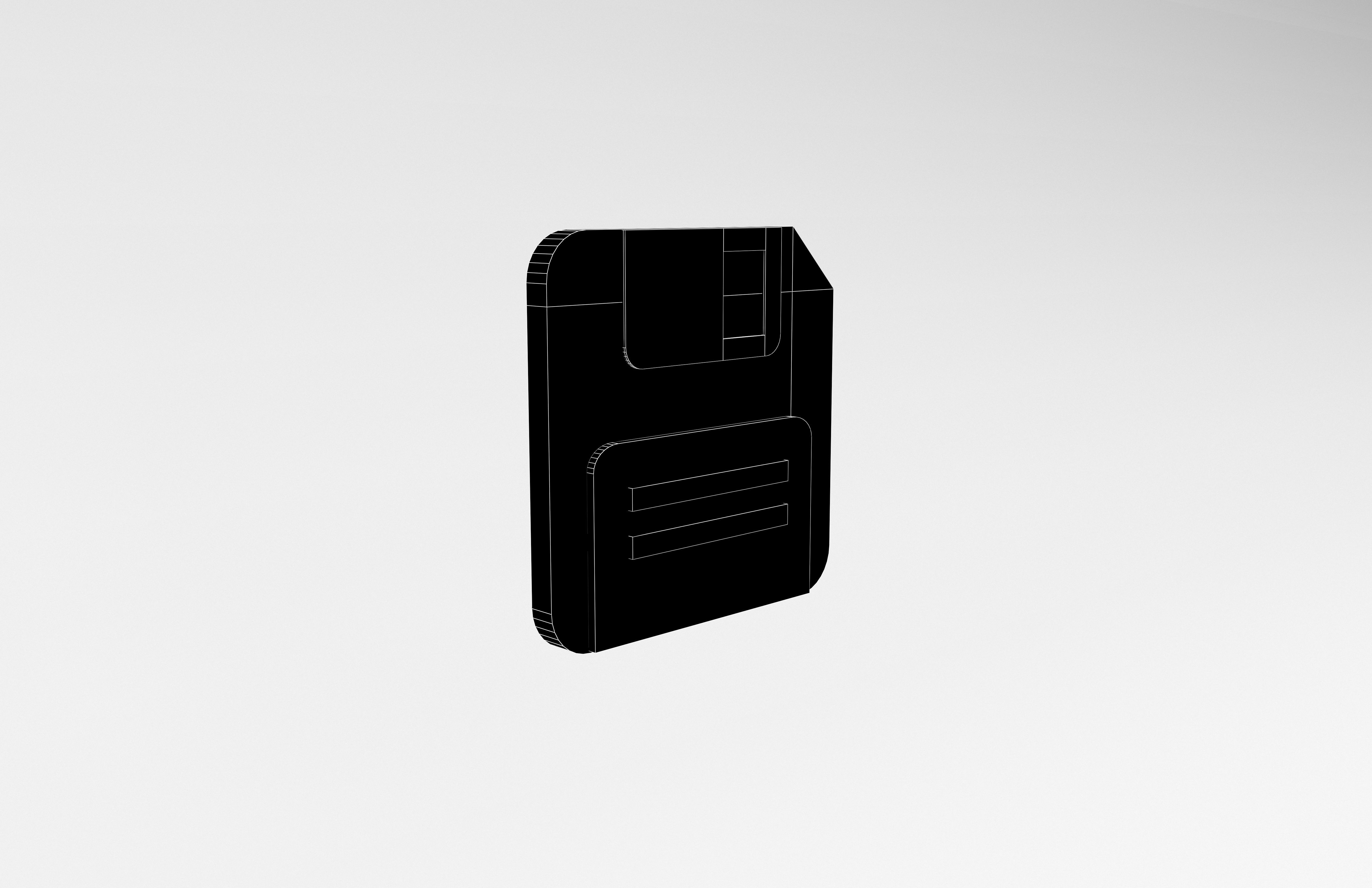 Save Icon v1 003 Low-poly 3D model_7