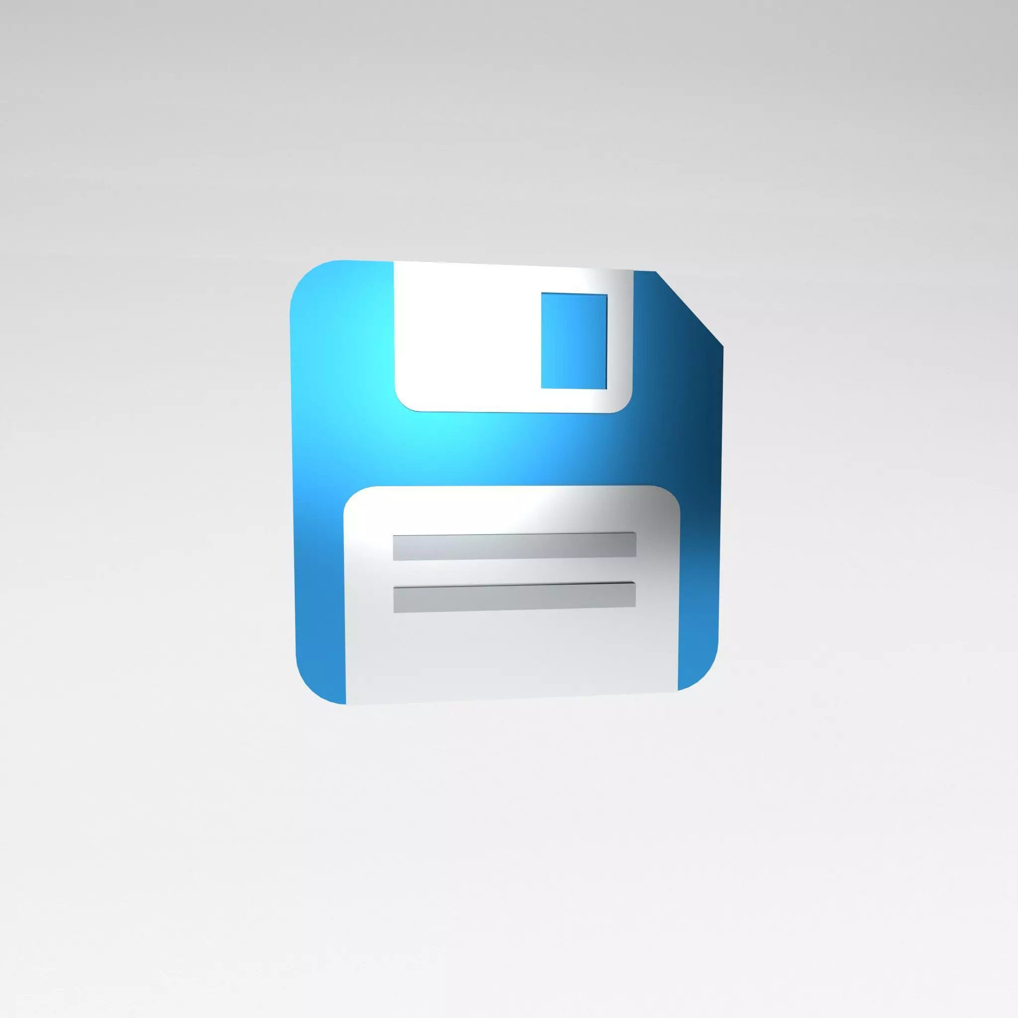 Save Icon v1 003 Low-poly 3D model_0