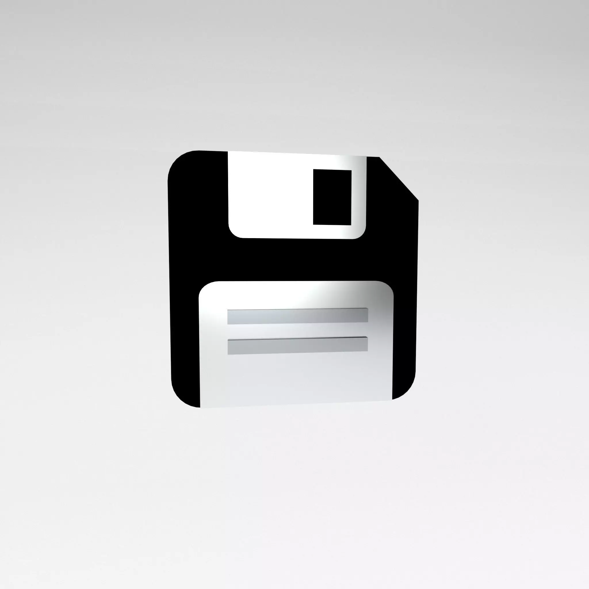 Save Icon v1 004 Low-poly 3D model_0