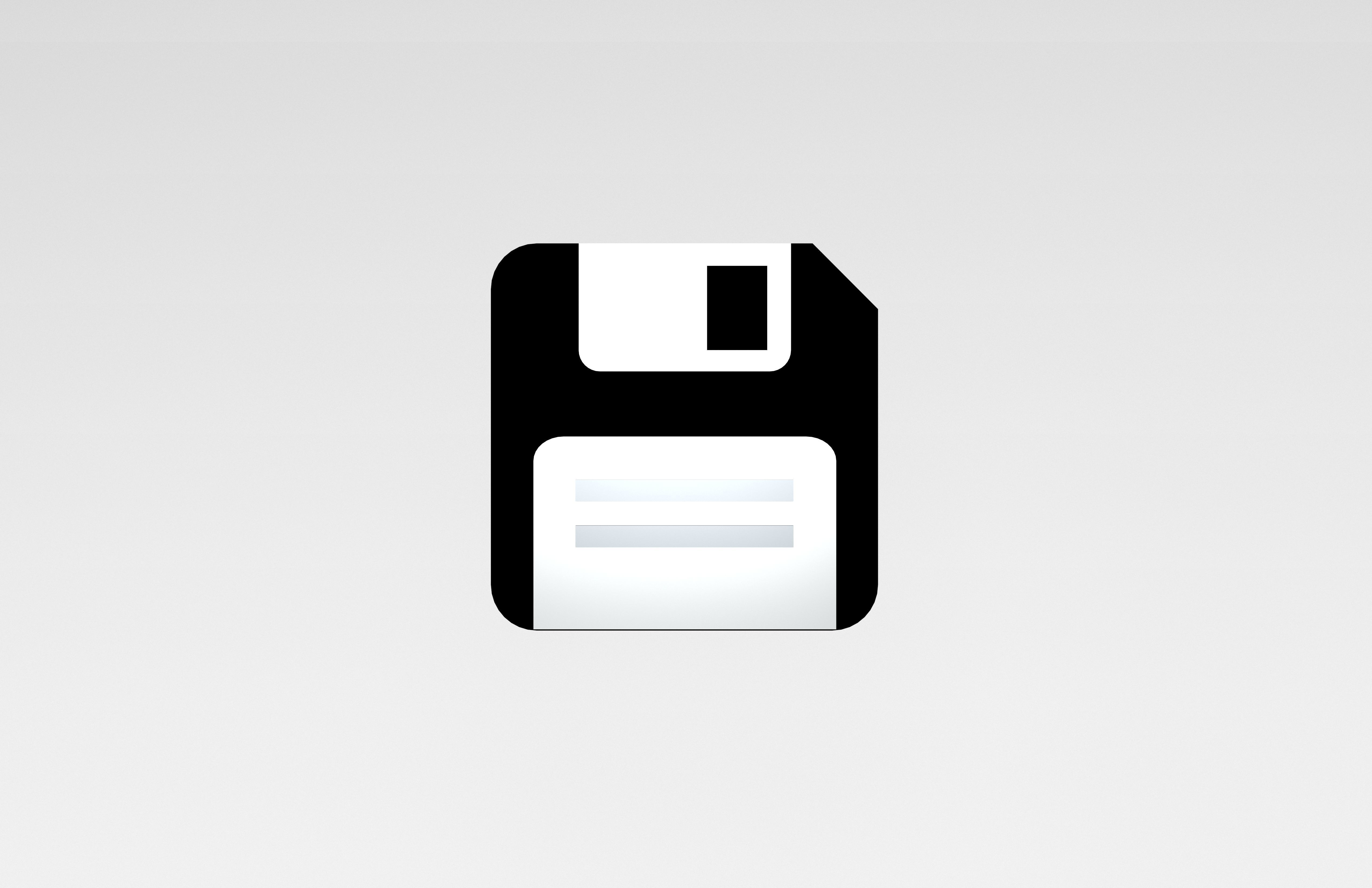 Save Icon v1 004 Low-poly 3D model_1