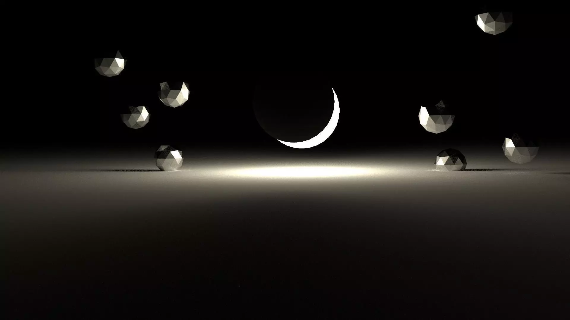 Animated planets Free 3D model