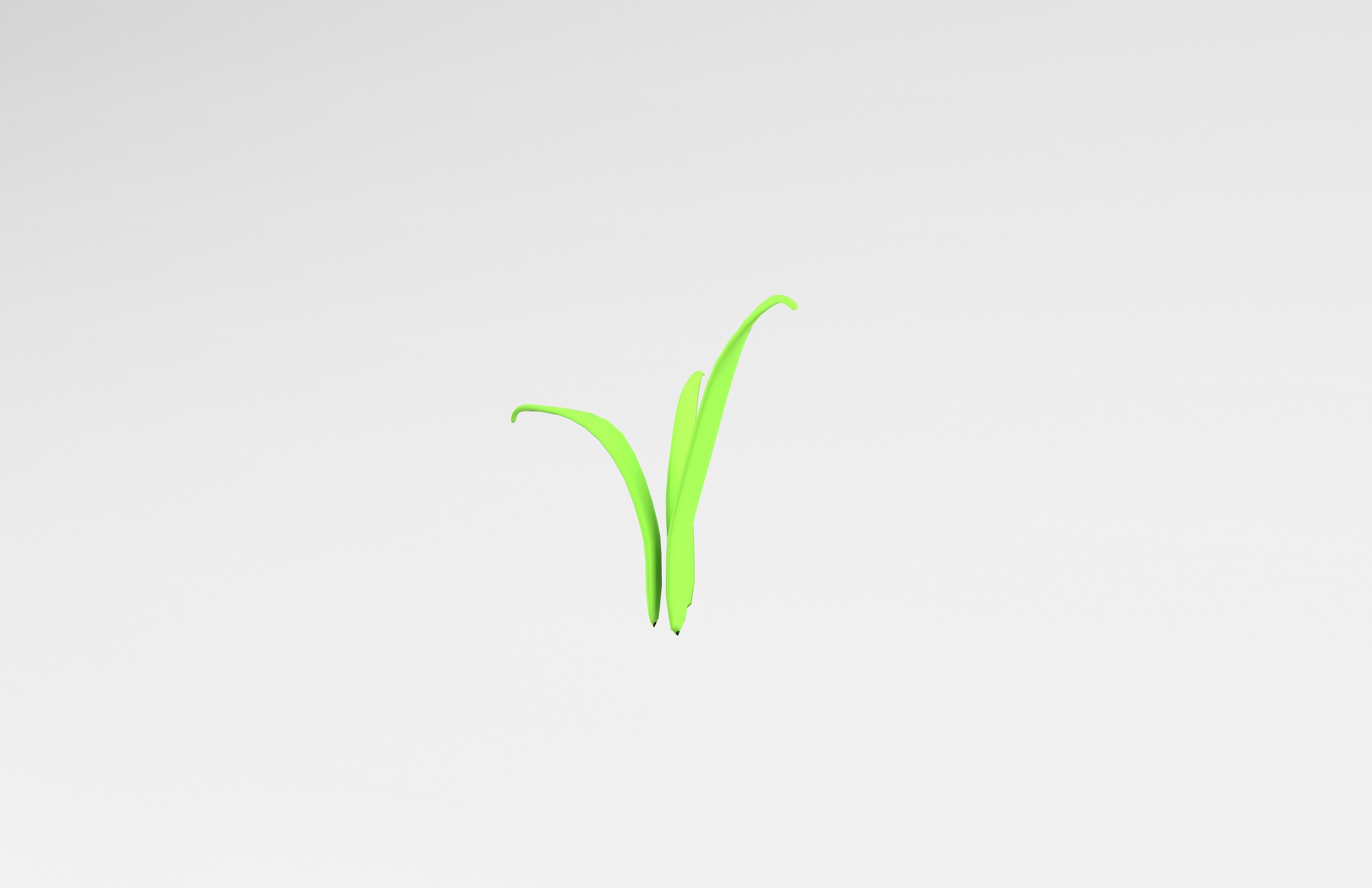 Plant v1 002 Low-poly 3D model_2