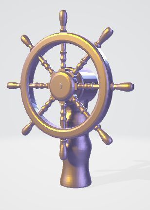 Ships Helm 3D model 3D printable | CGTrader