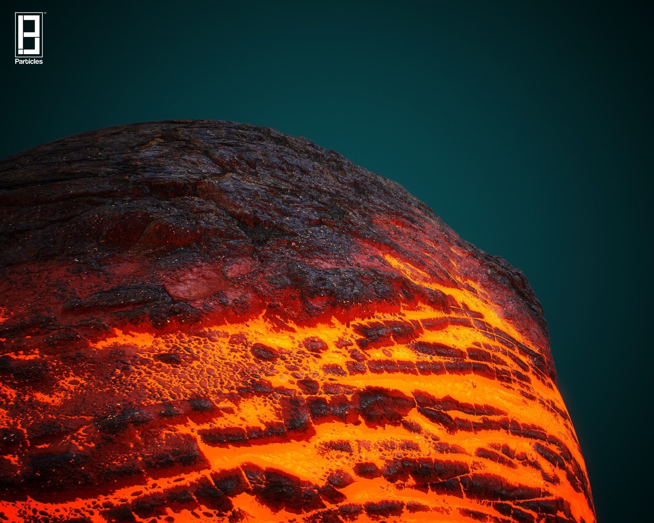 4k PBR Texture Of Lava Lake Texture_2