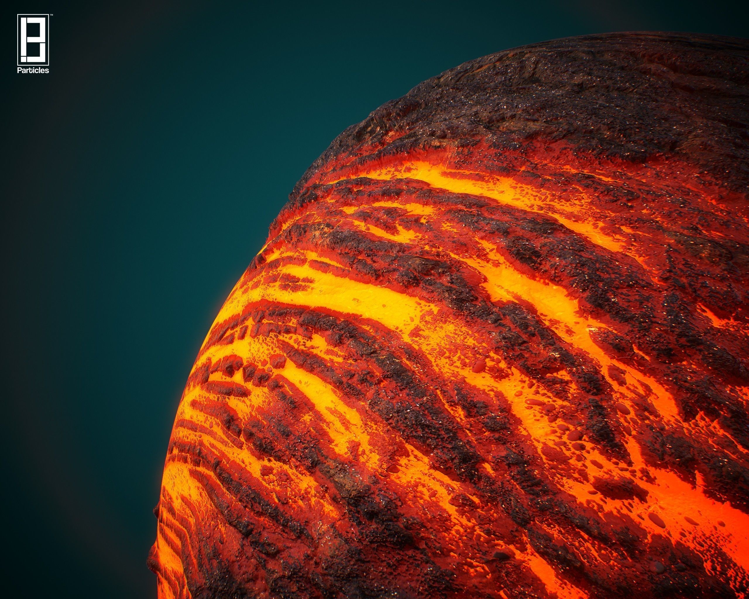 4k PBR Texture Of Lava Lake Texture_1