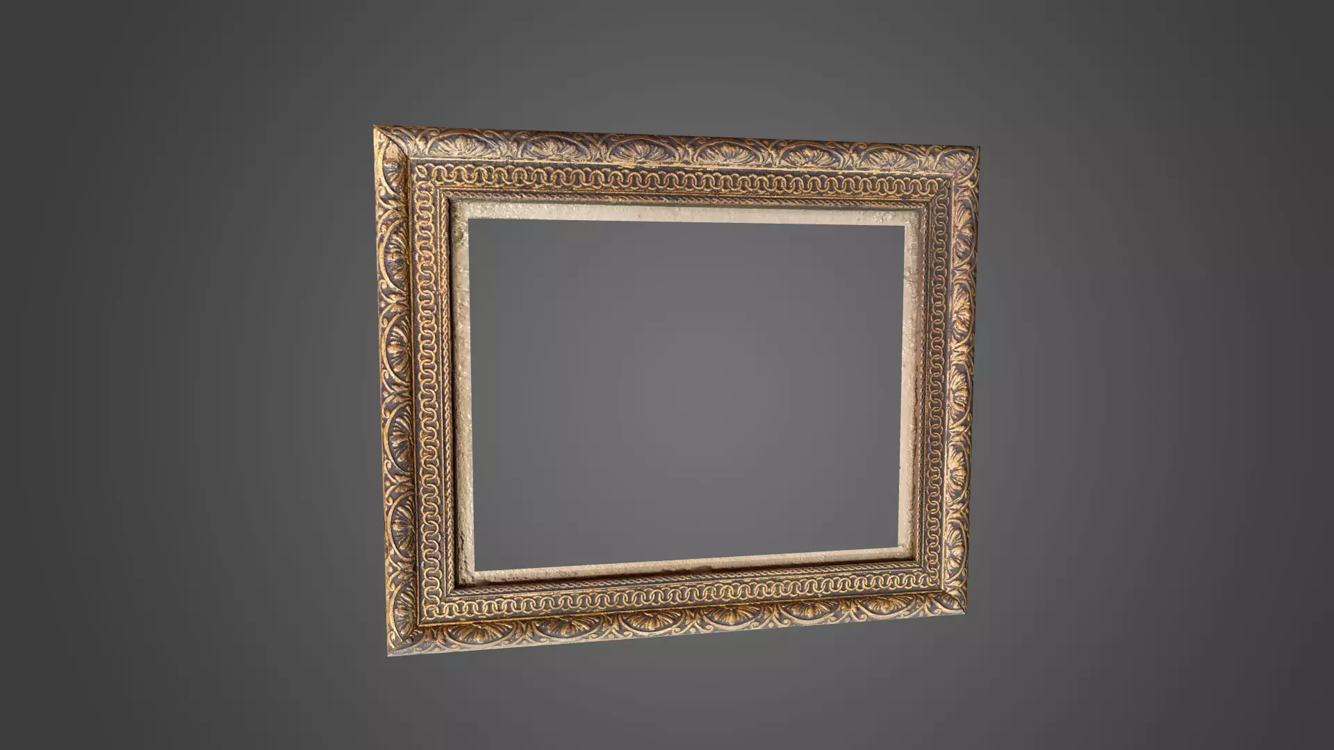 Picture Frame Low Poly Low-poly 3D model_0