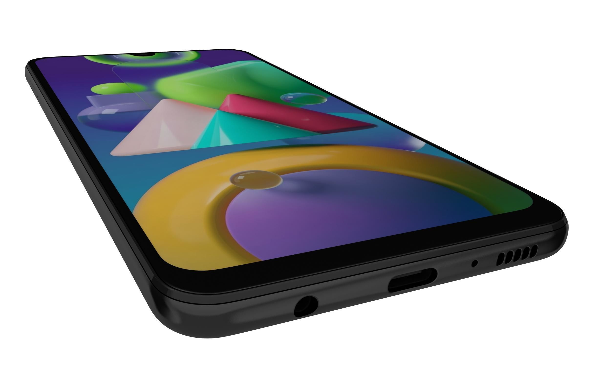 Samsung Galaxy M21 Raven Black 3D model_7