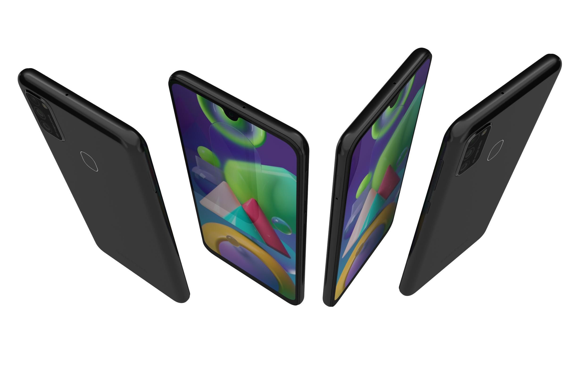 Samsung Galaxy M21 Raven Black 3D model_1
