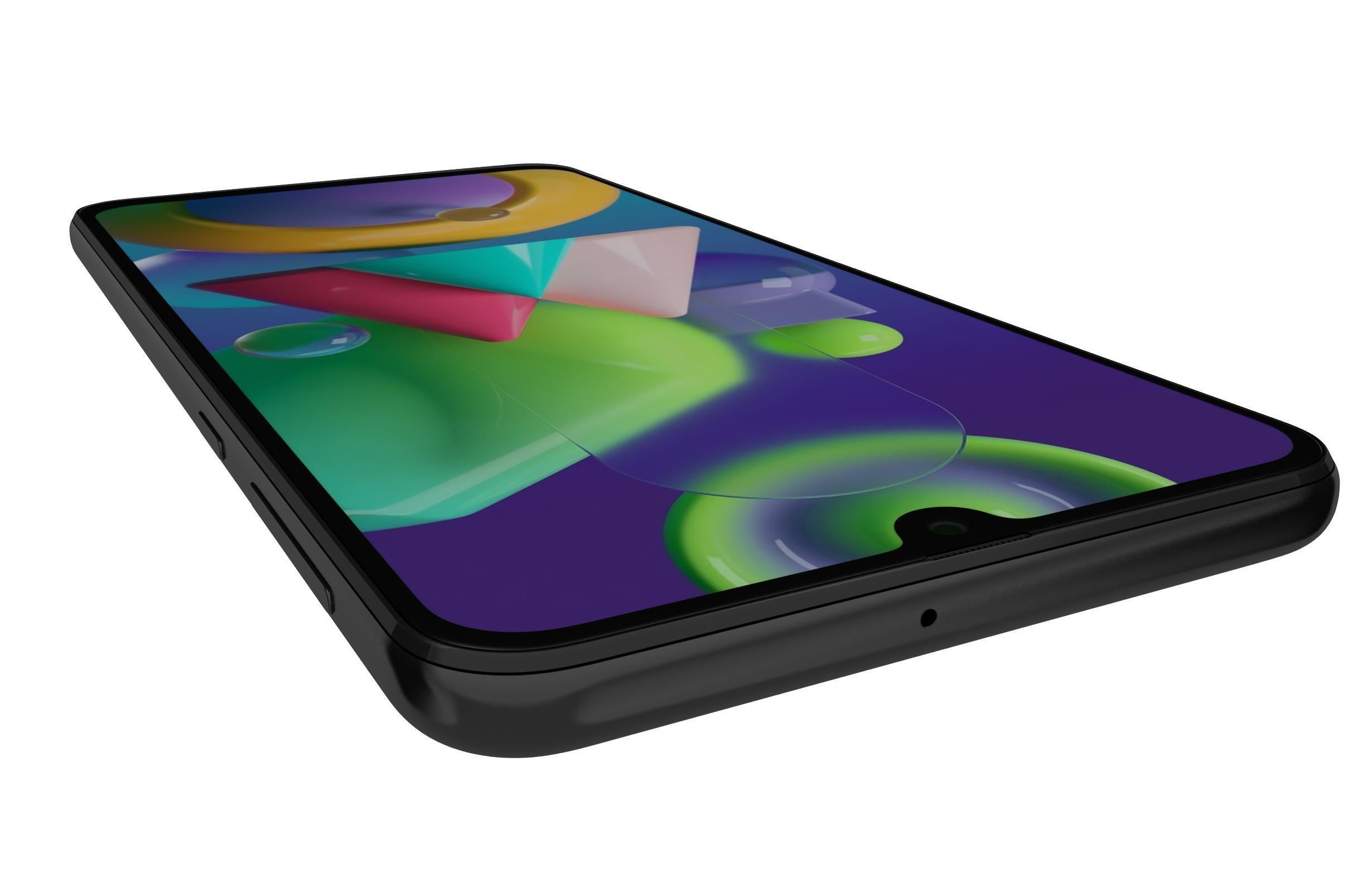 Samsung Galaxy M21 Raven Black 3D model_12