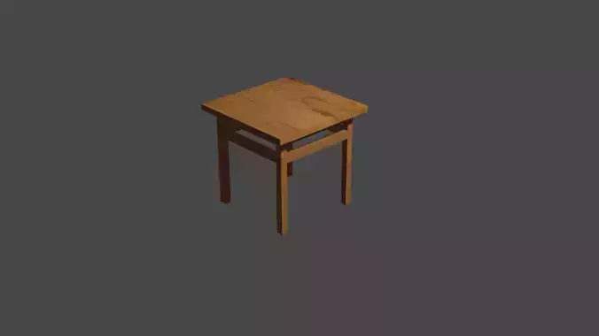 Stool wooden table