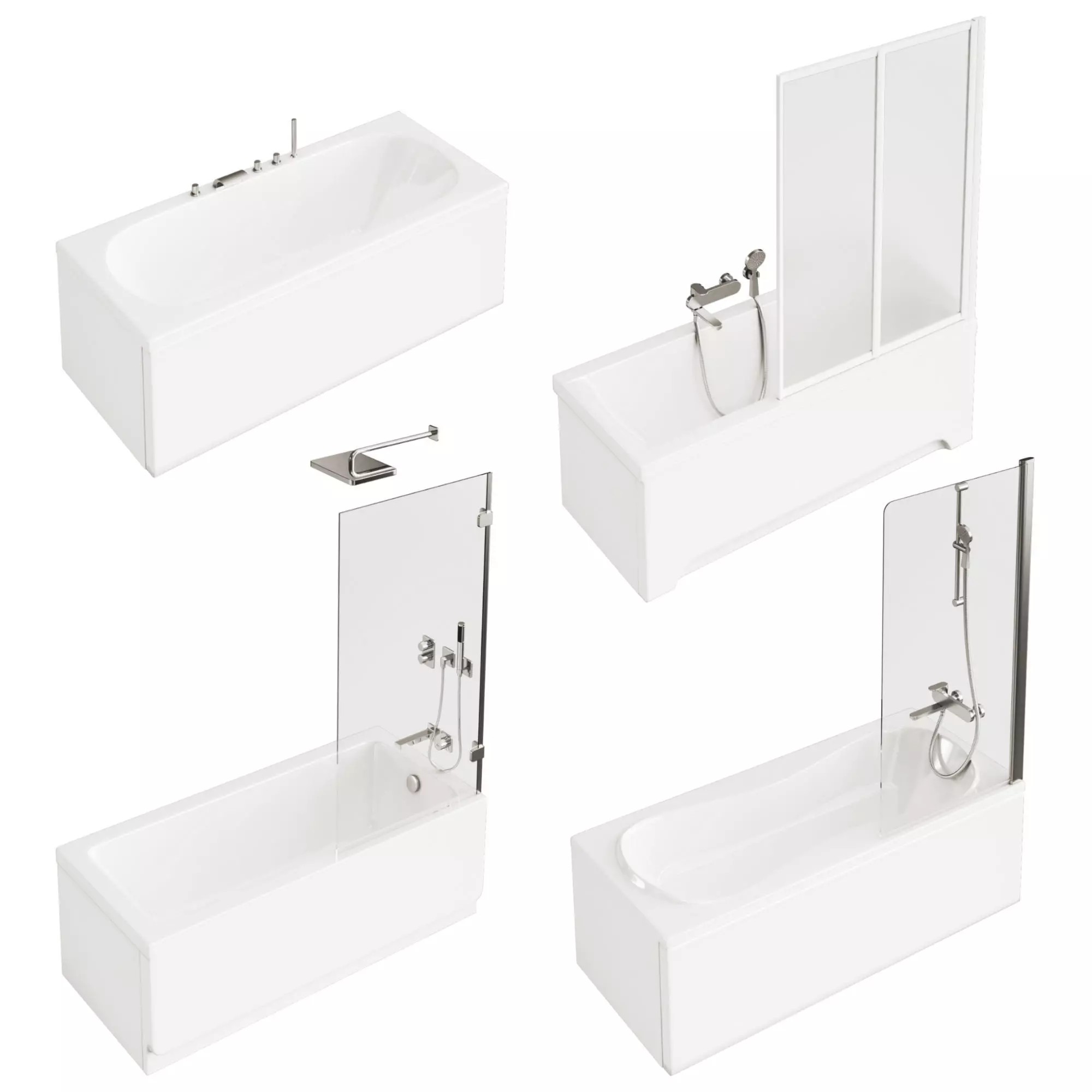 Ravak Bath 3D model_0