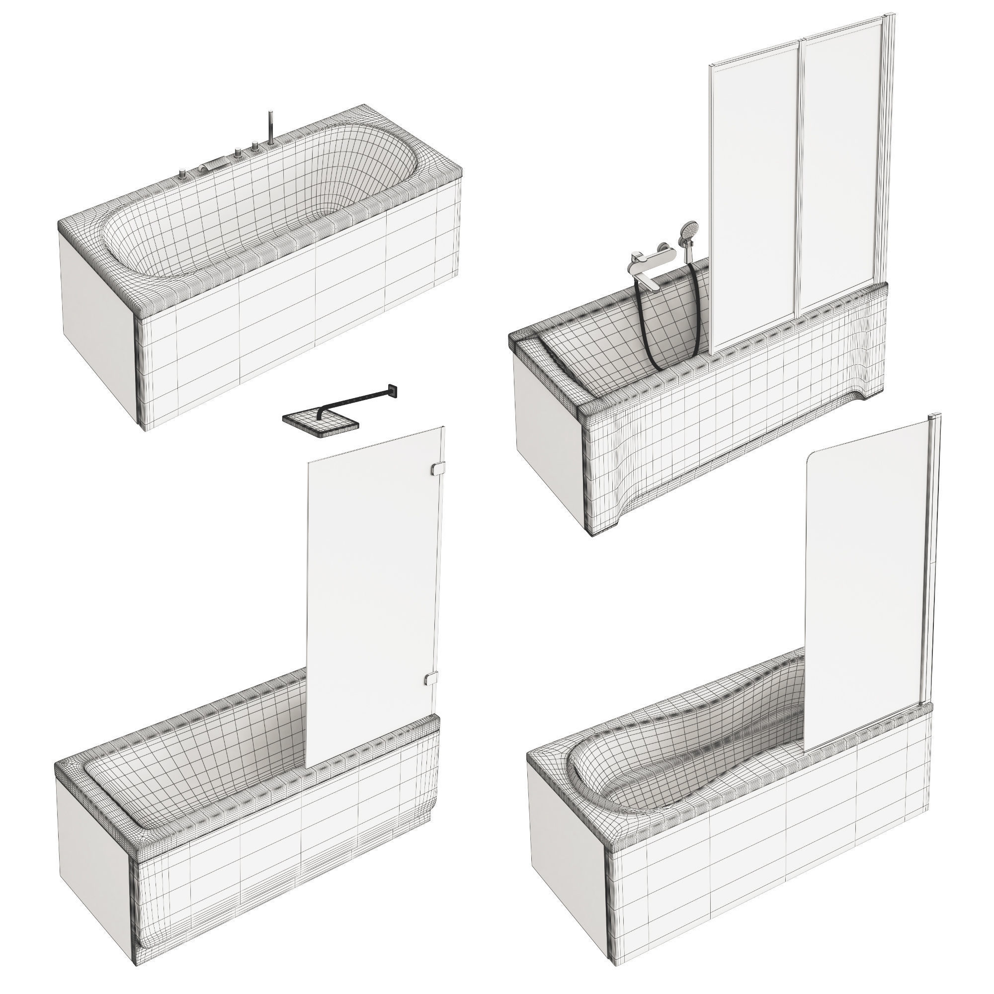 Ravak Bath 3D model_1