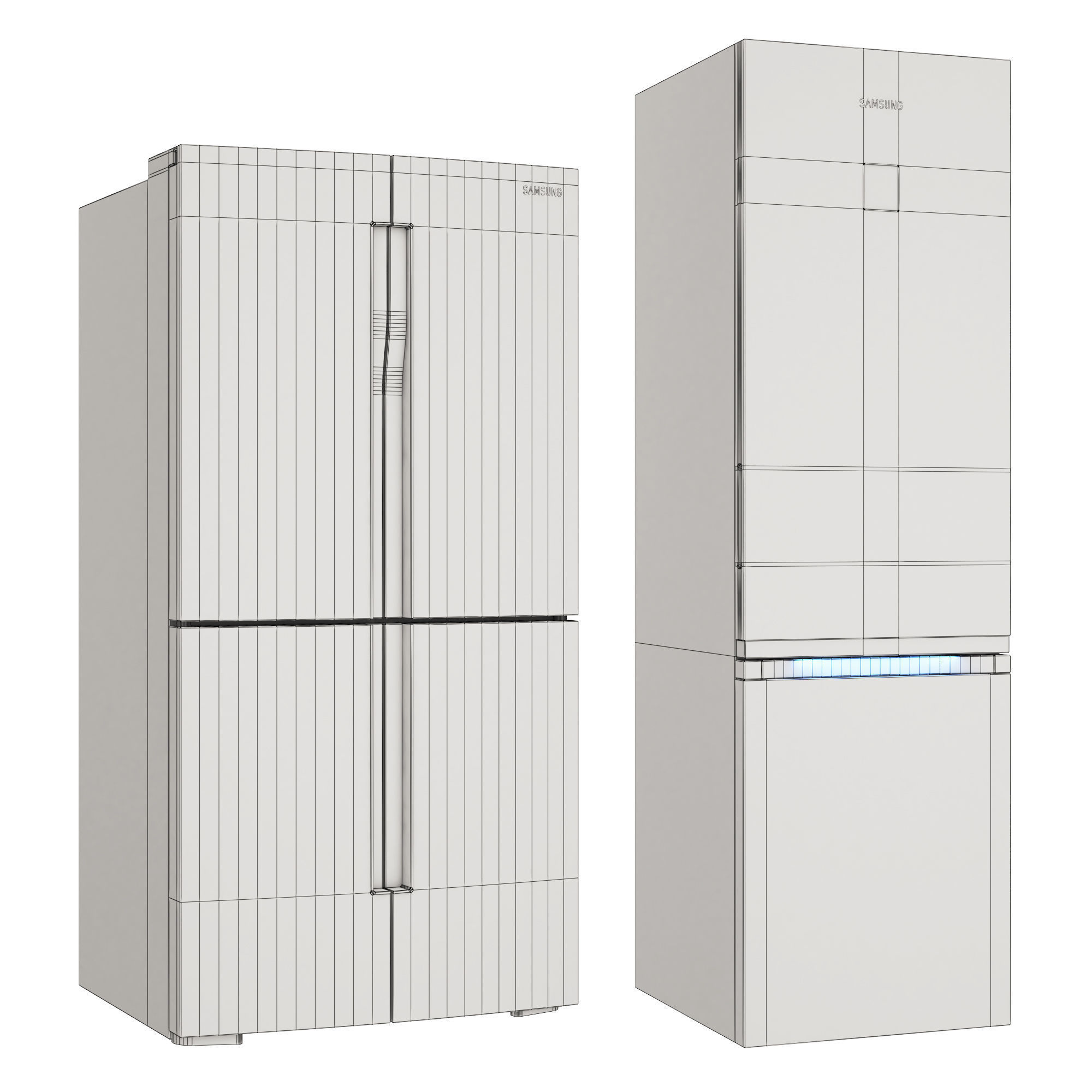 Samsung Fridge 3D model_1