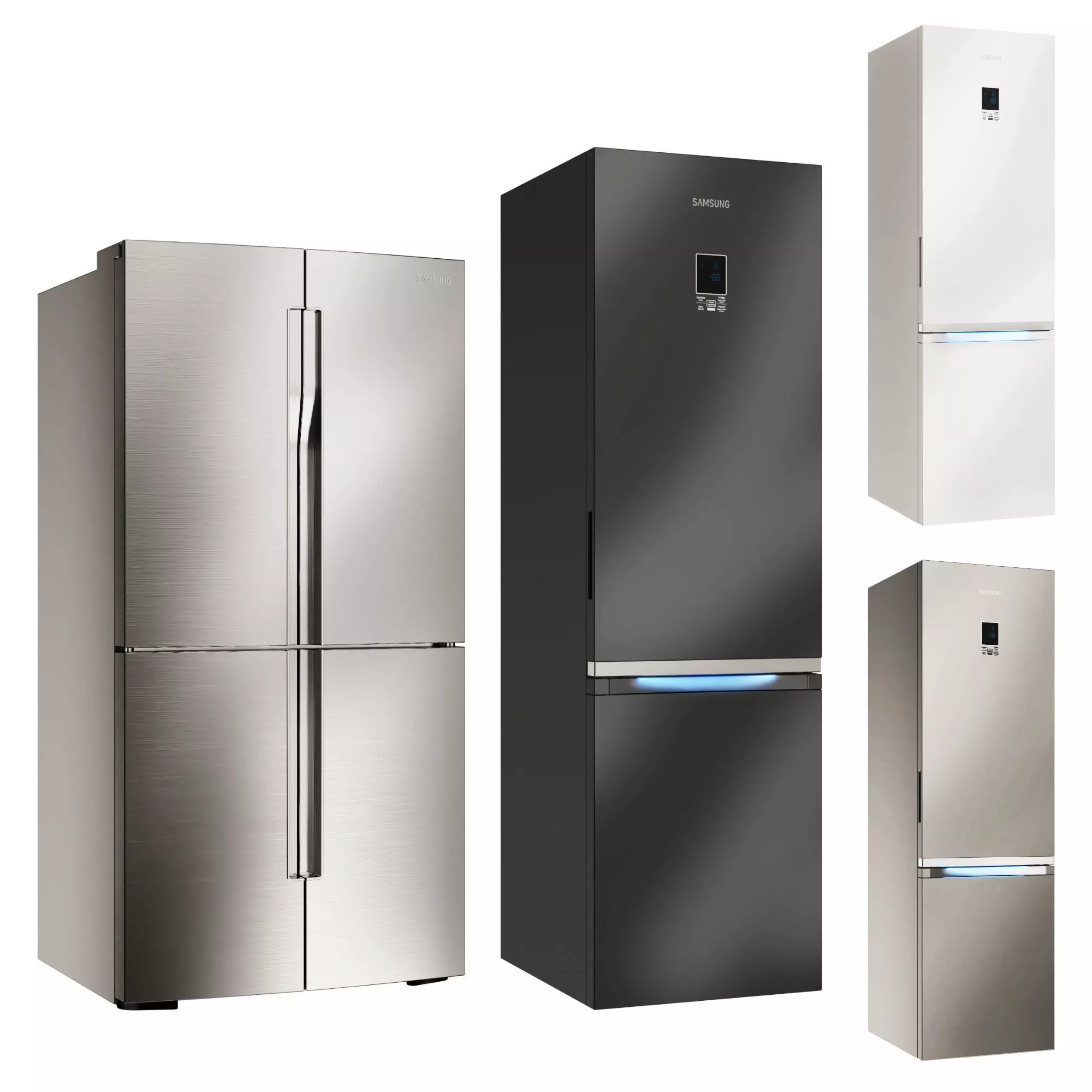 Samsung Fridge 3D model_0
