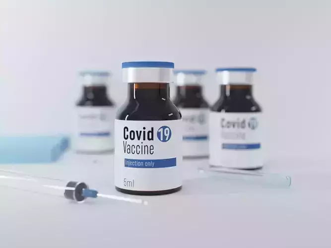 Covid 19 vaccine Mock up