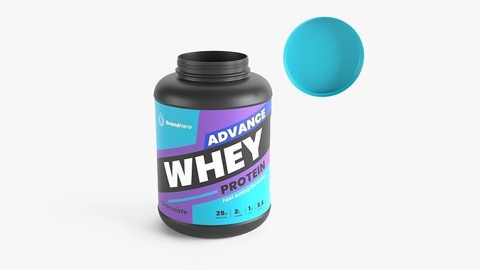 Protein Jar 3D model 7