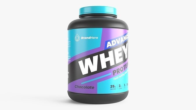 Protein Jar 3D model 4