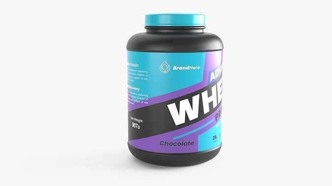 Protein Jar 3D model 3