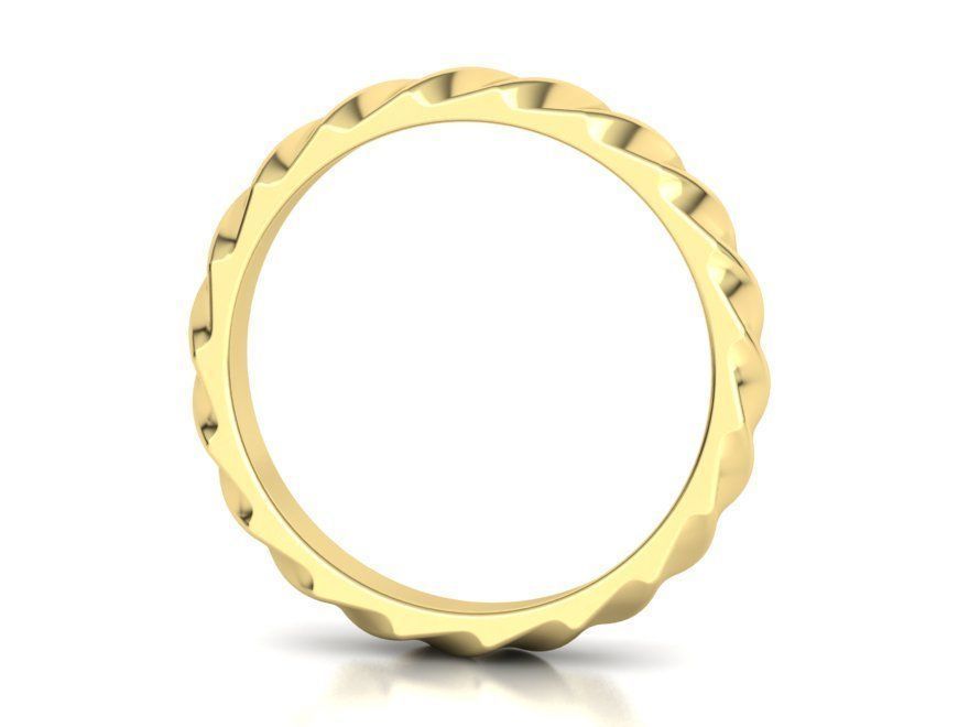 Nautilus Band ring design 3mm wide 3dmodel 3D print model_6