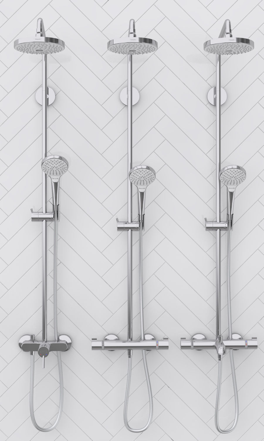 HANSGROHE Croma Select S 180 3D model_2