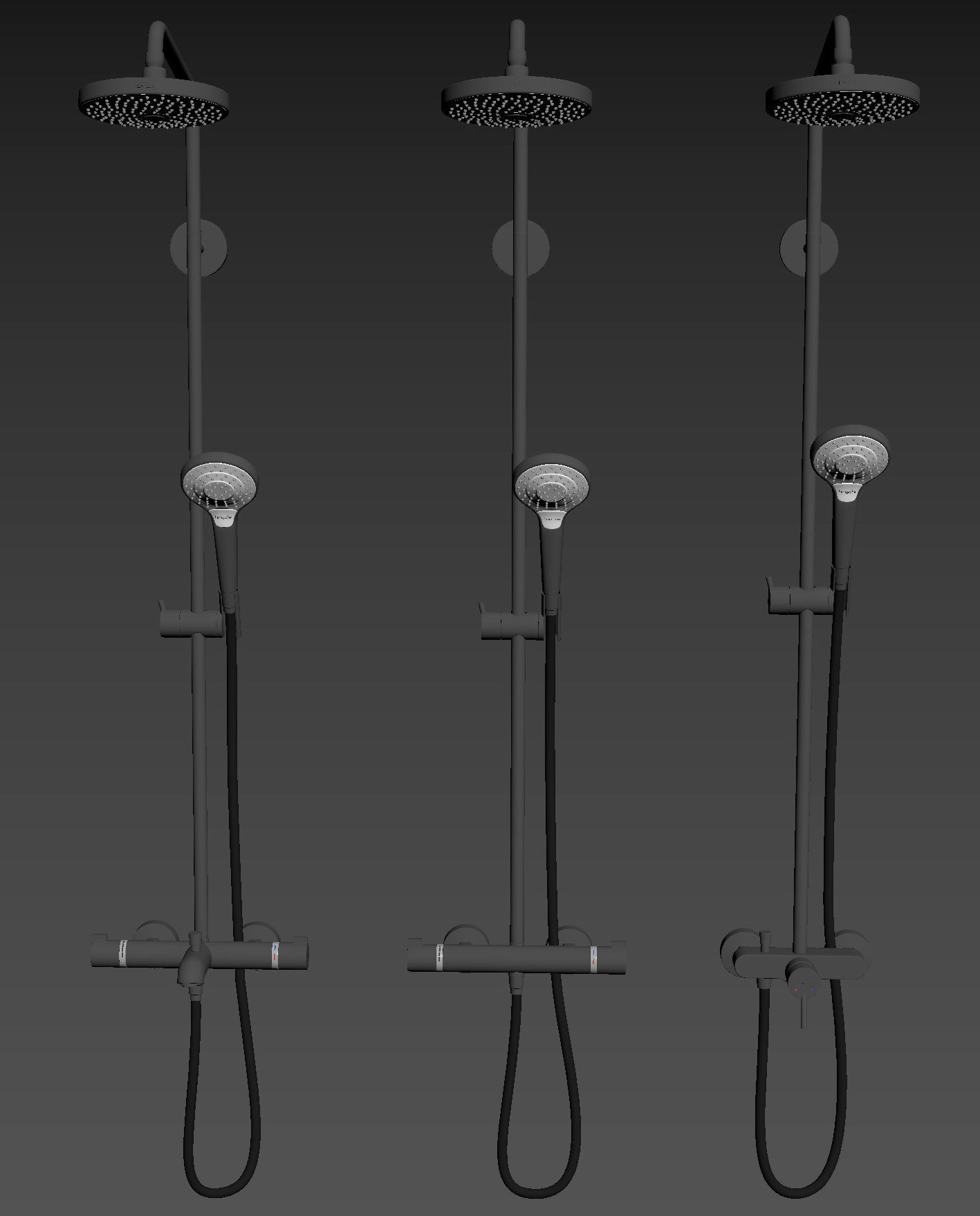 HANSGROHE Croma Select S 180 3D model_5