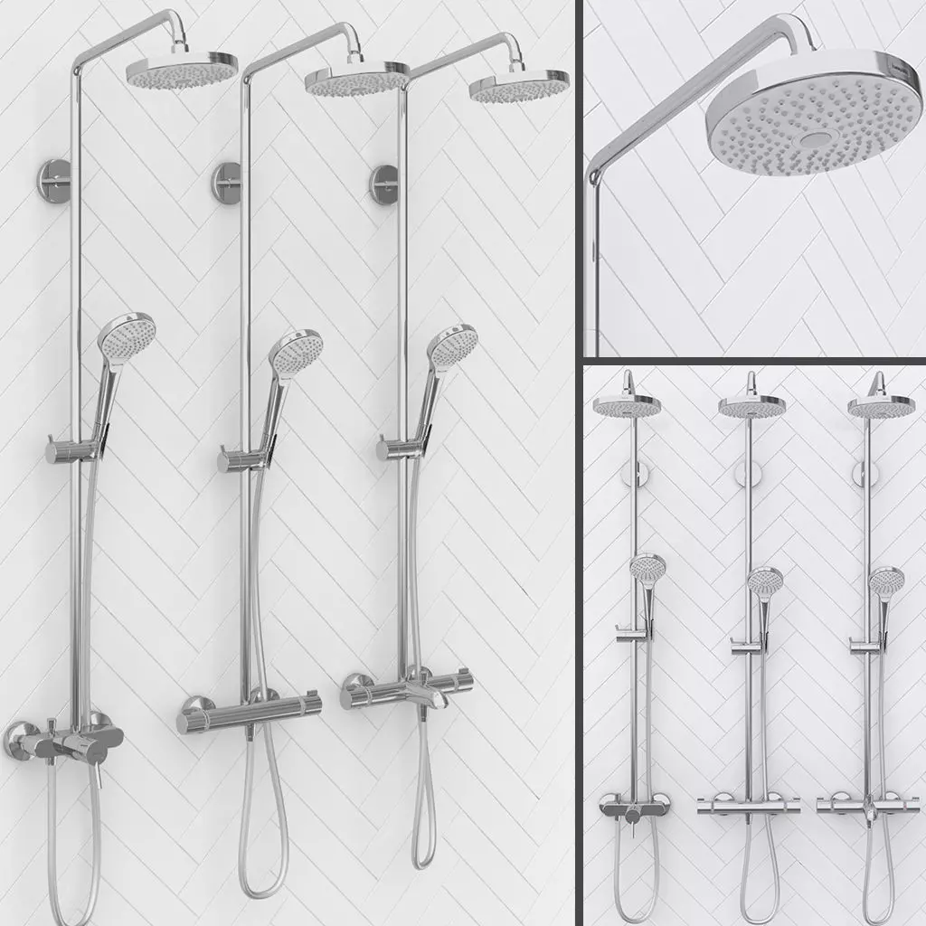 HANSGROHE Croma Select S 180 3D model_0