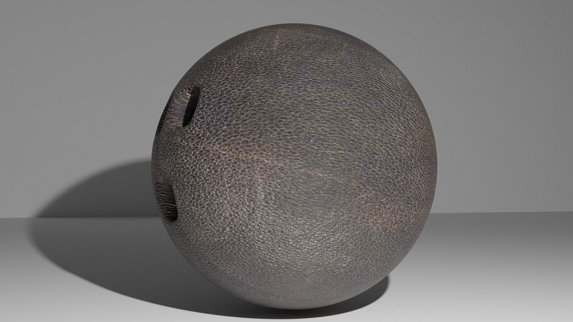 Bowling Ball Leather Skin 3D model_1