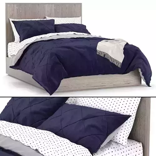 RH Baby and Child Meier bed 3D model