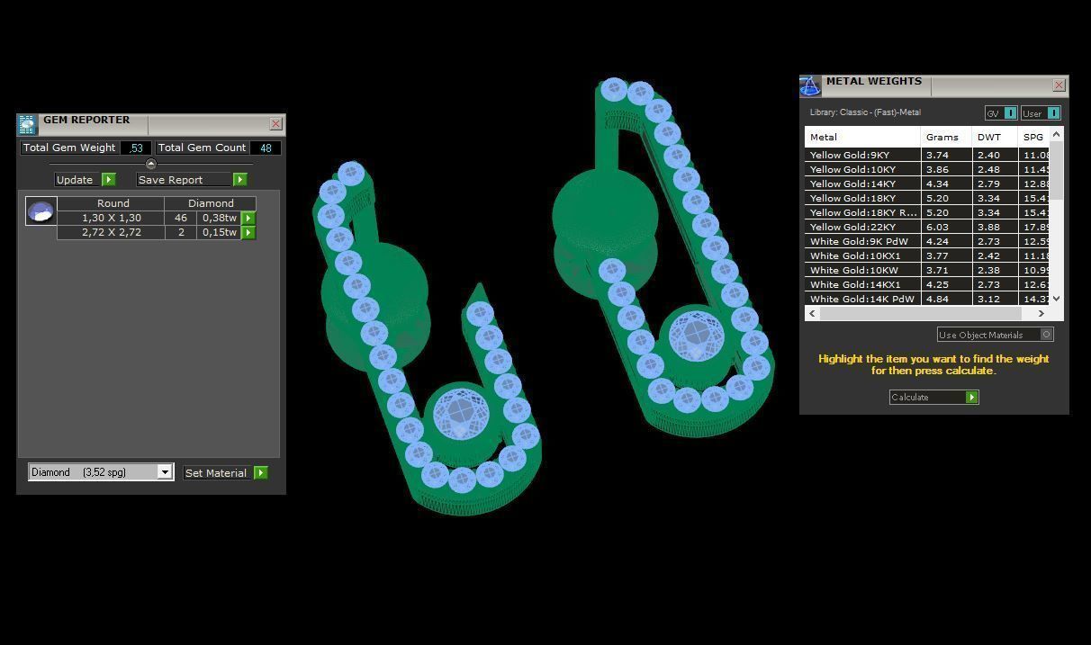 Messika Move Addiction Pave Free 3D print model_3