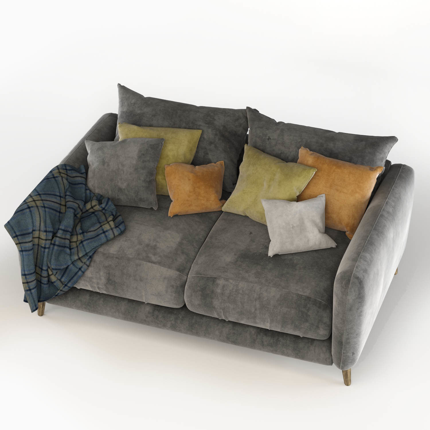 squishmeister-sofa couch with pillows 3D model_3