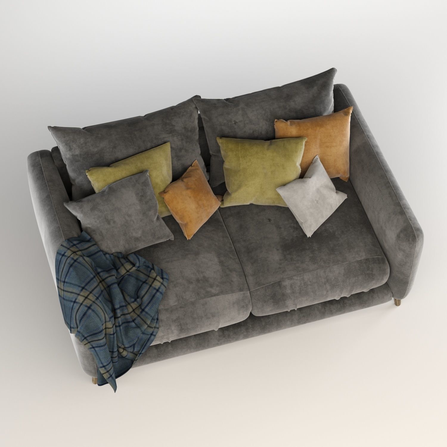 squishmeister-sofa couch with pillows 3D model_9