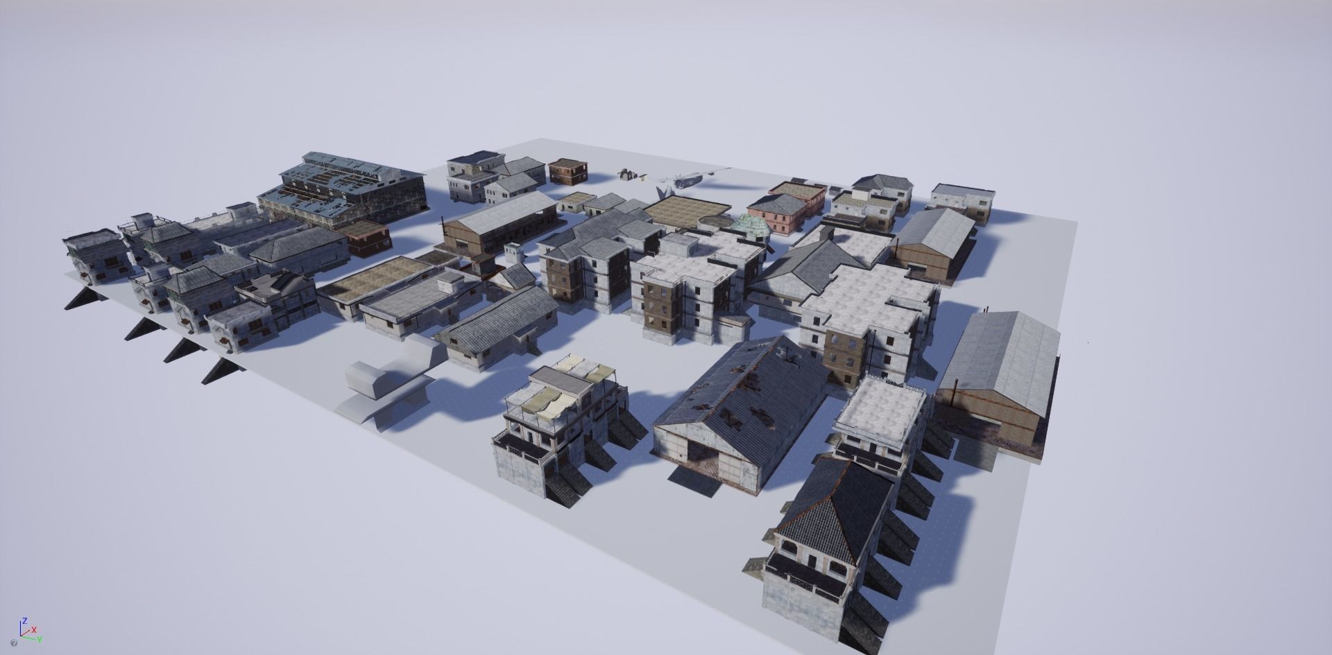 PUBG OLL HOUSES 2020 4k materiaal and texture 3D model_3
