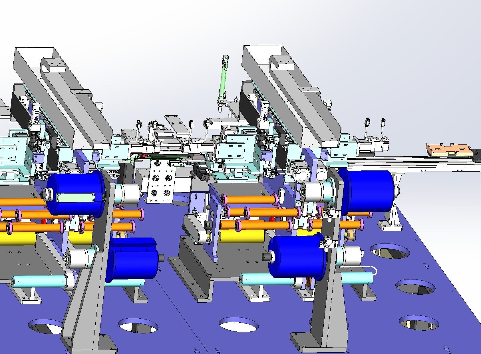 Laminating machine Assembly 3D model_18