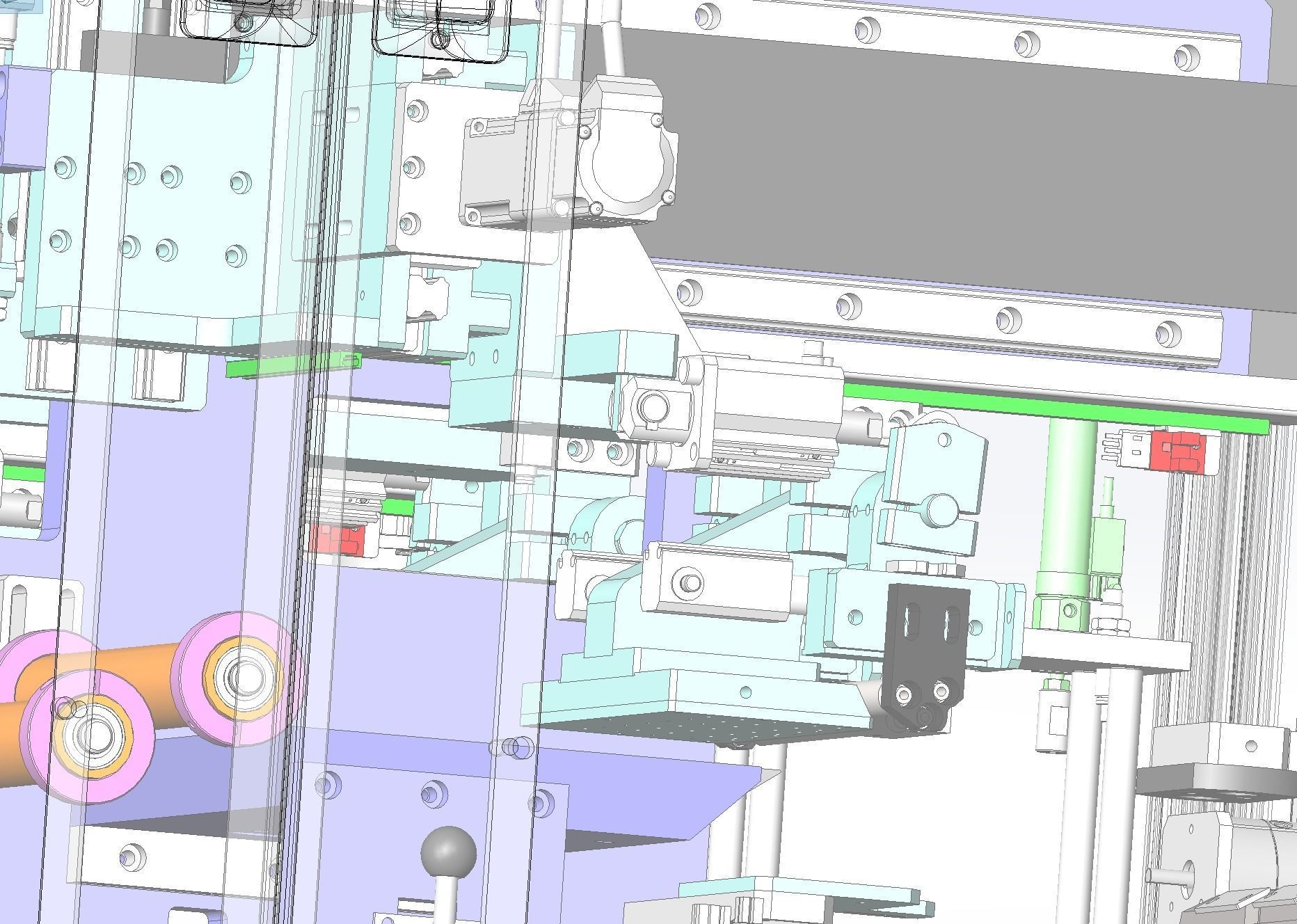 Laminating machine Assembly 3D model_13