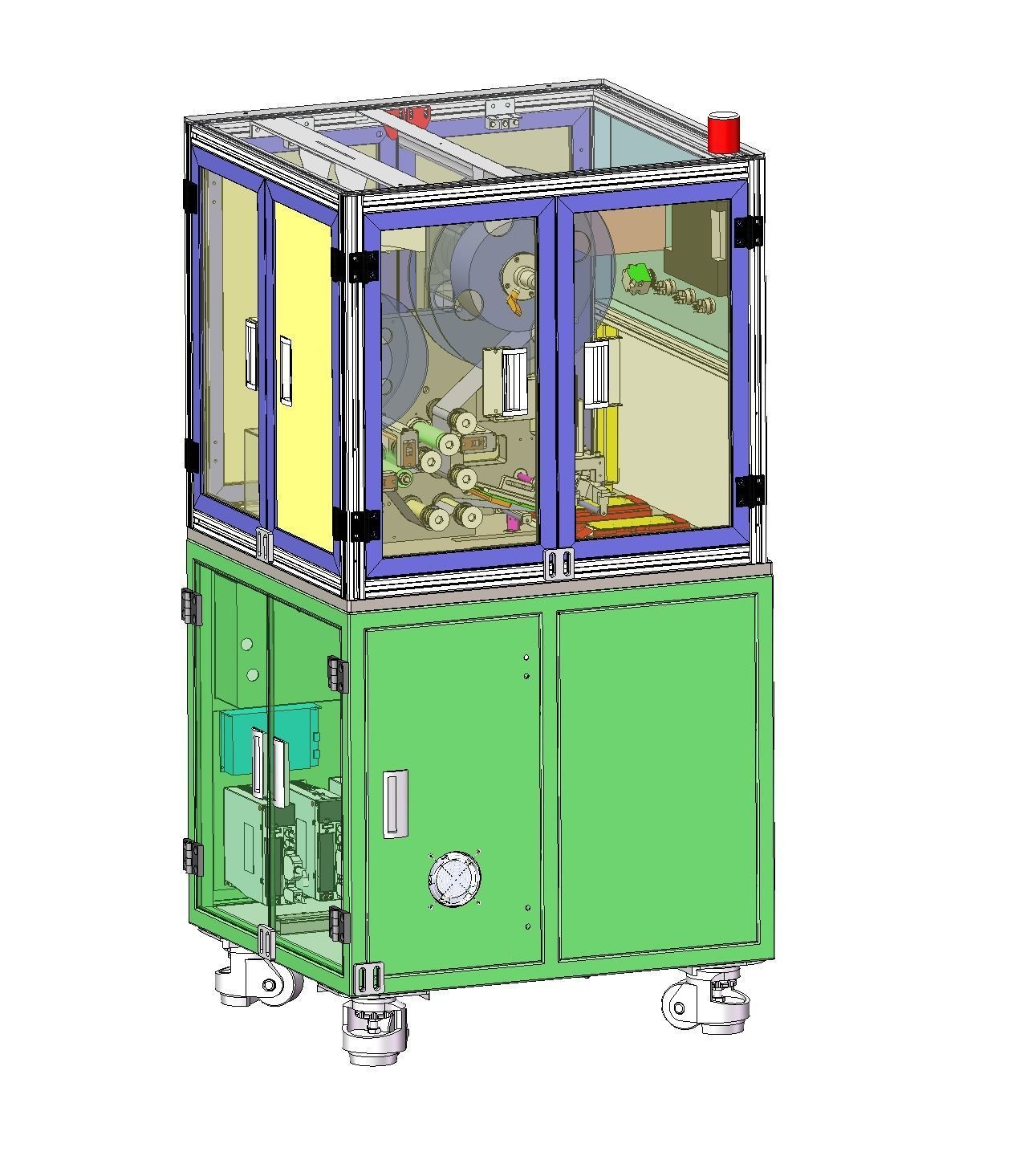 Laminating machine Assembly 3D model_21