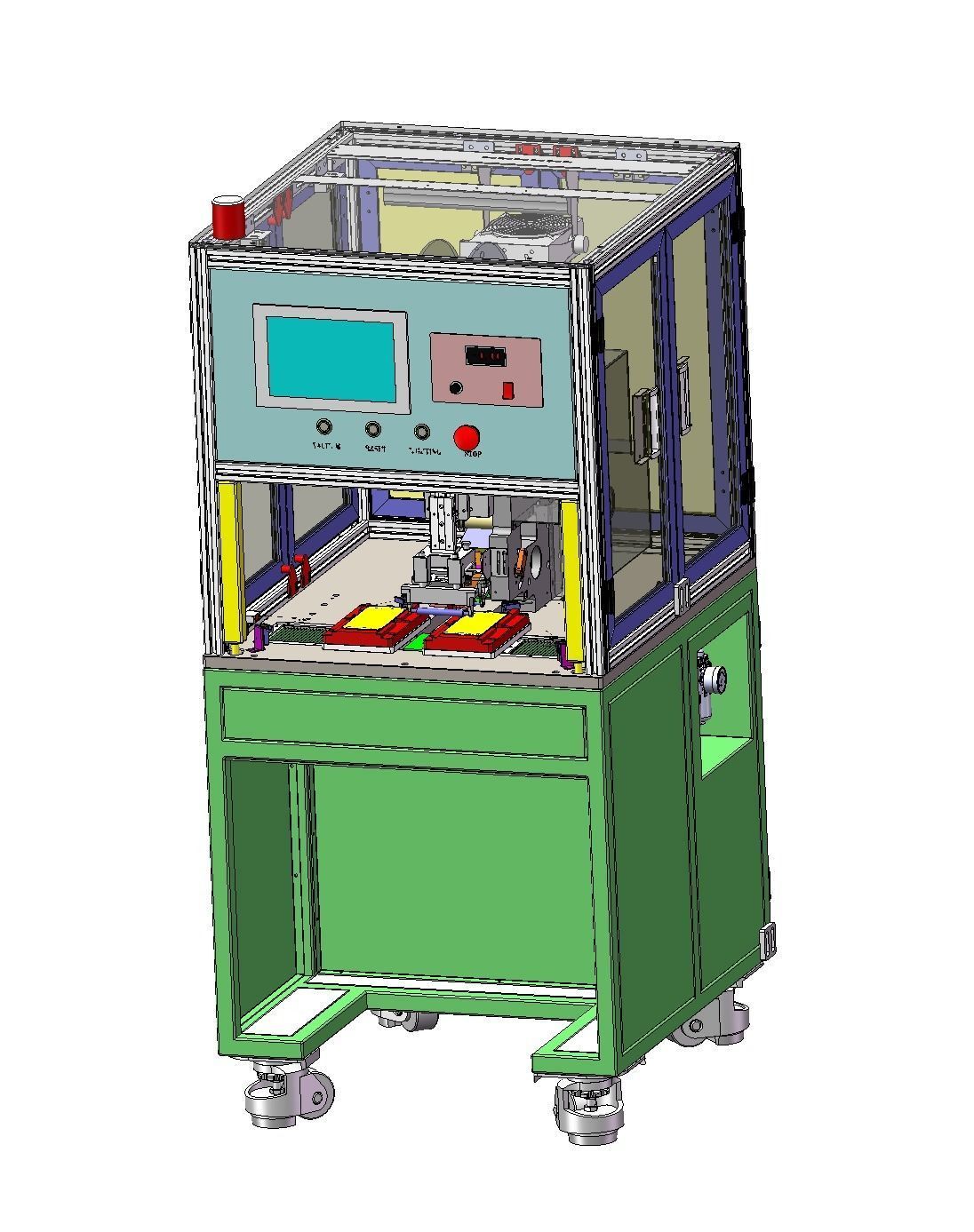 Laminating machine Assembly 3D model_19