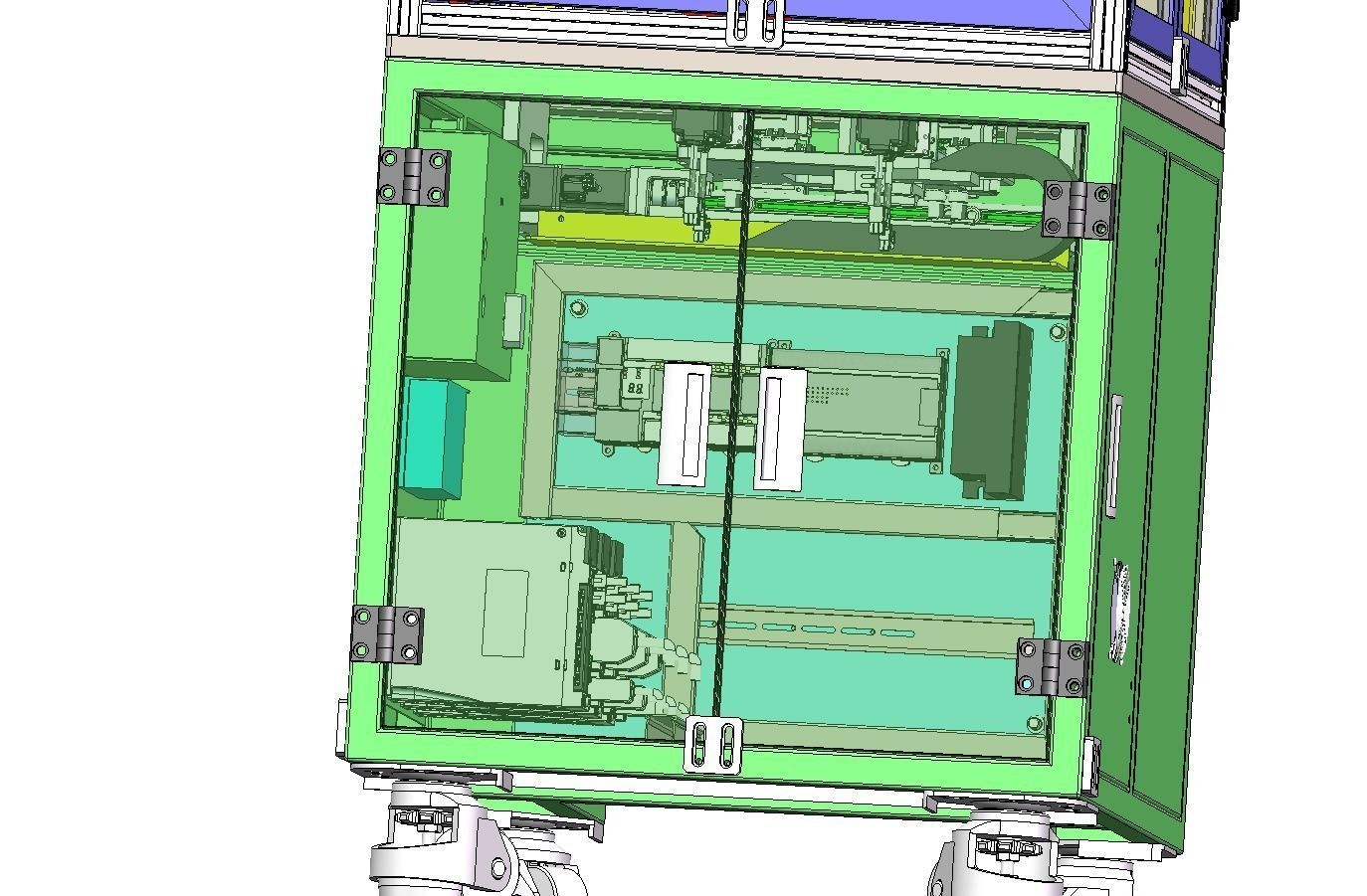 Laminating machine Assembly 3D model_22