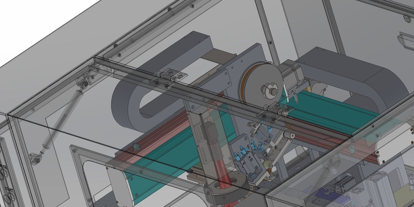 Laminating machine Assembly 3D model_28