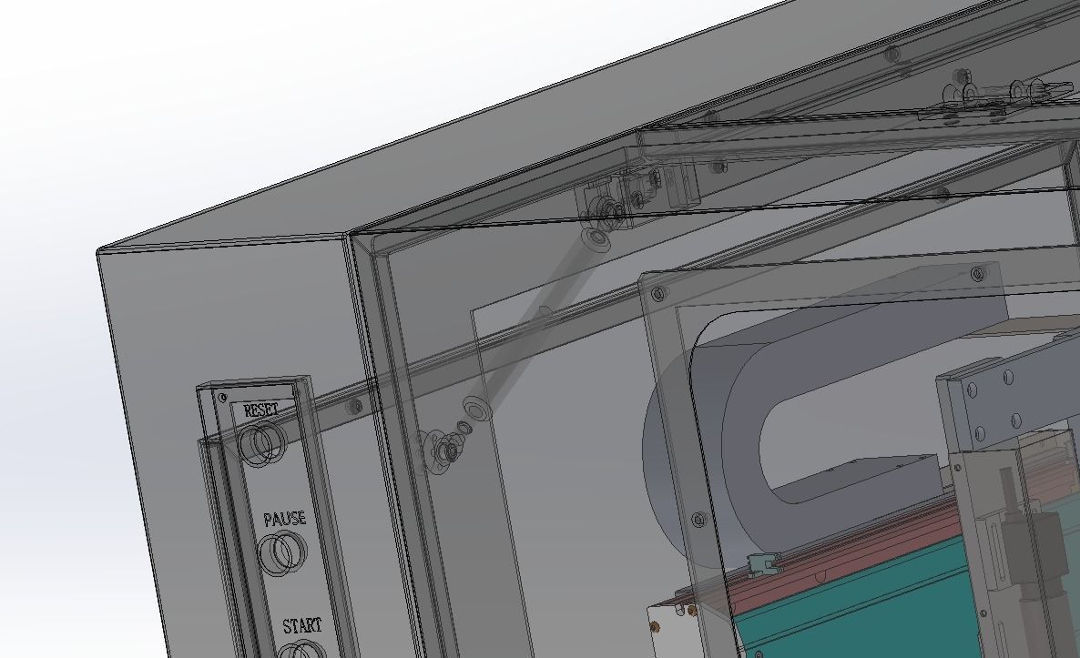 Laminating machine Assembly 3D model_31