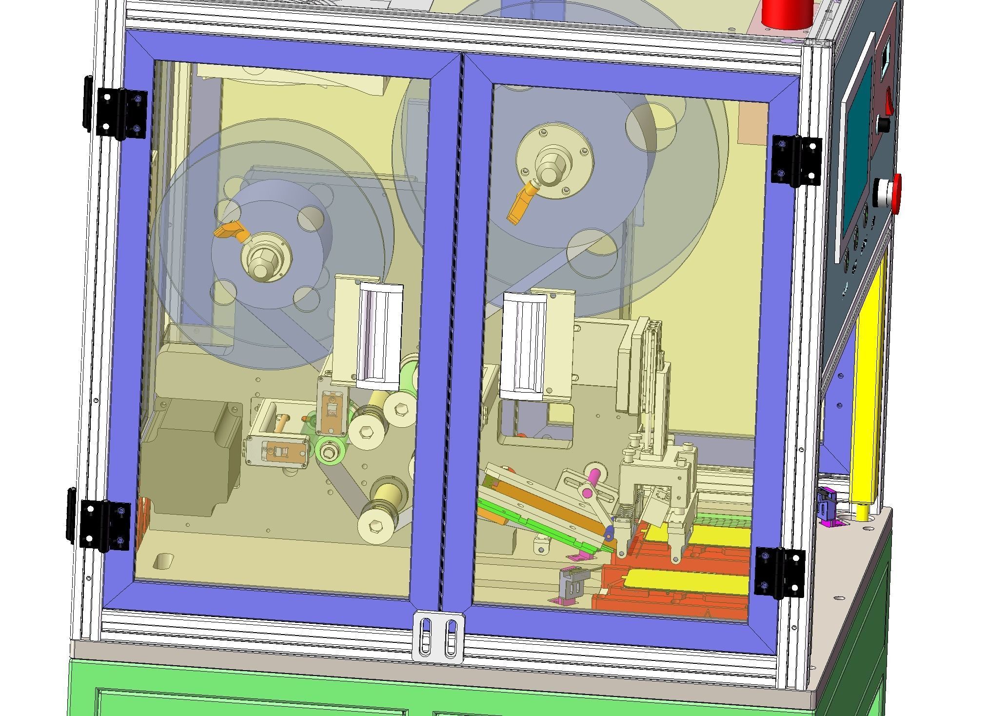 Laminating machine Assembly 3D model_23