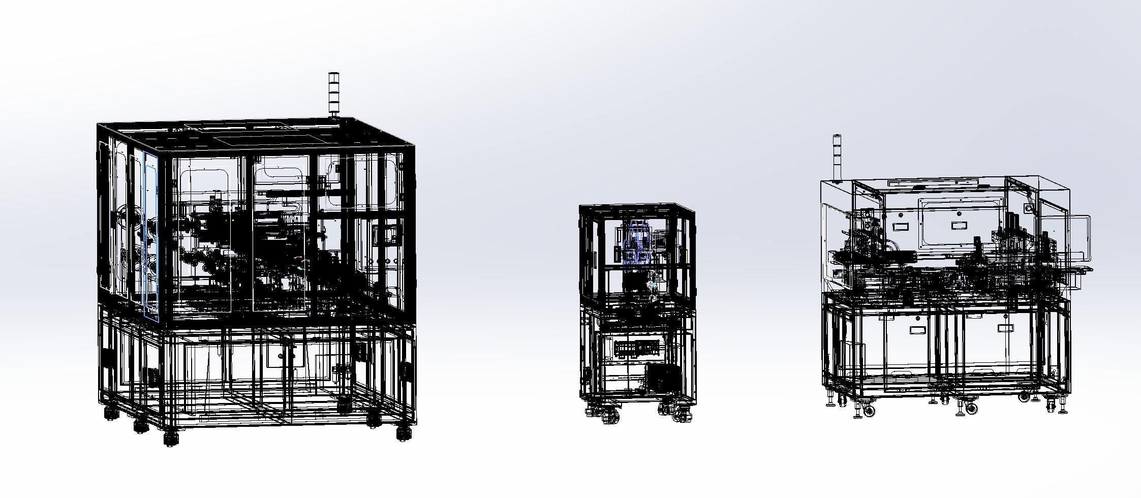 Laminating machine Assembly 3D model_37