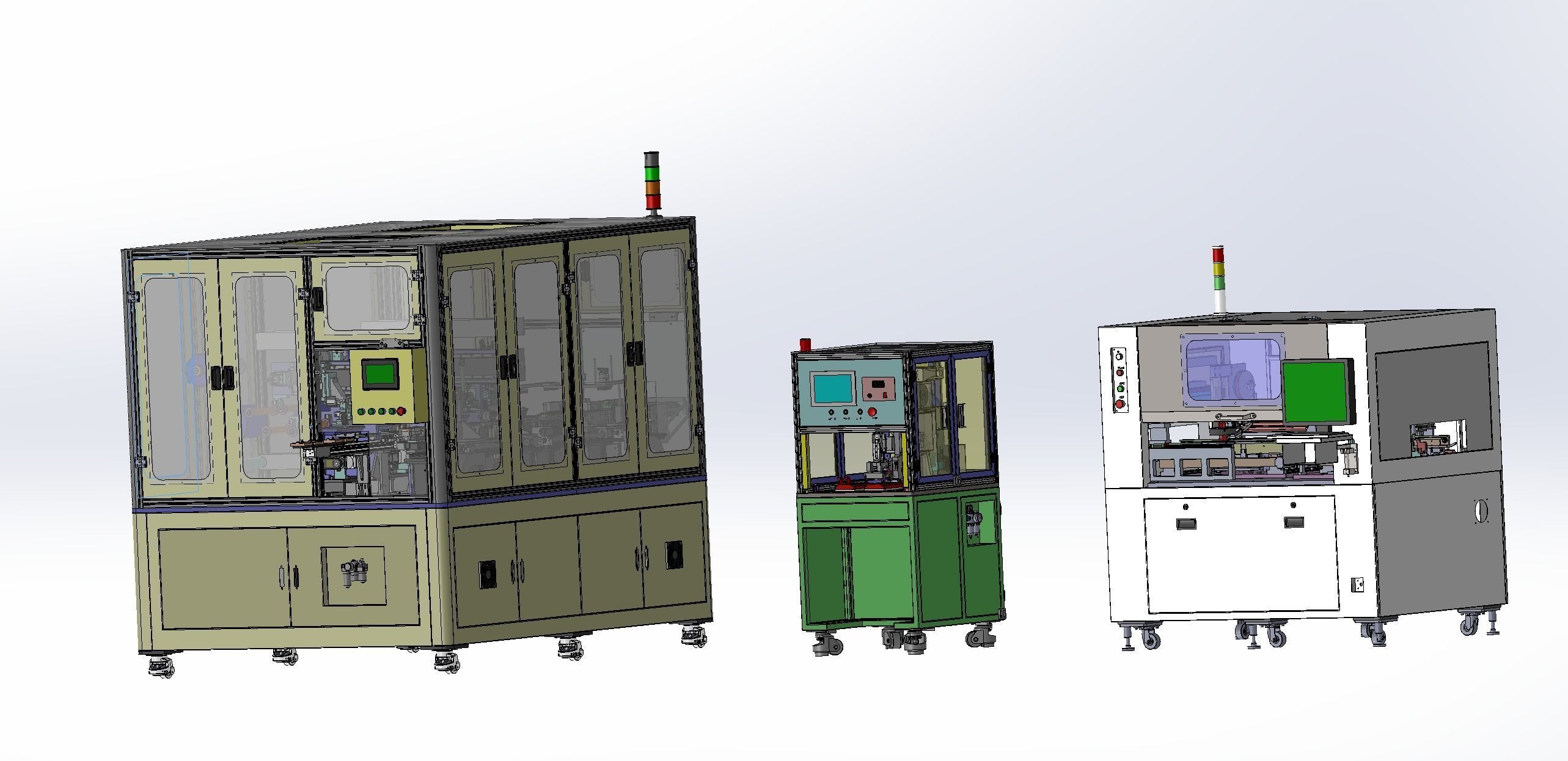 Laminating machine Assembly 3D model_36