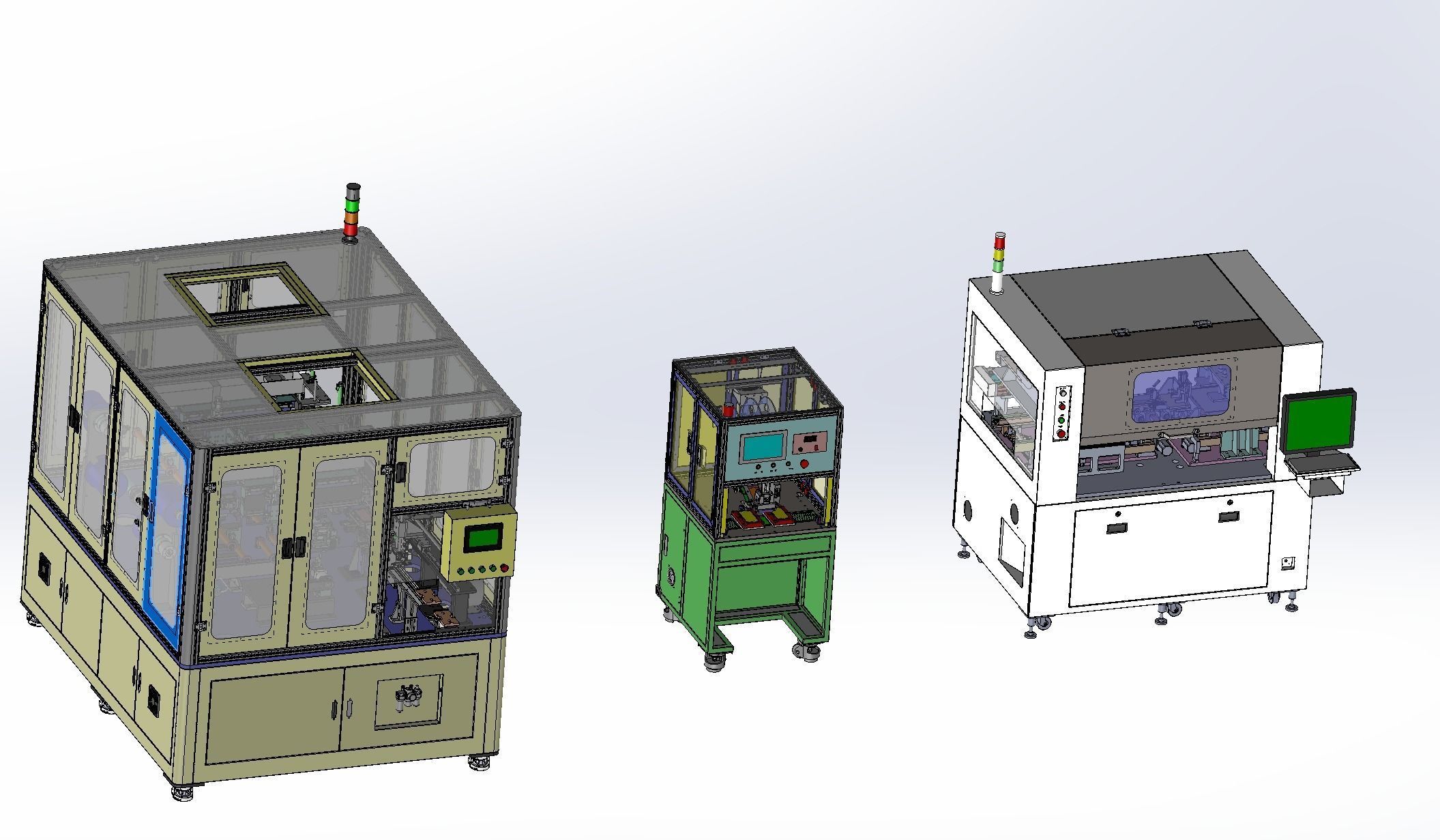 Laminating machine Assembly 3D model_35