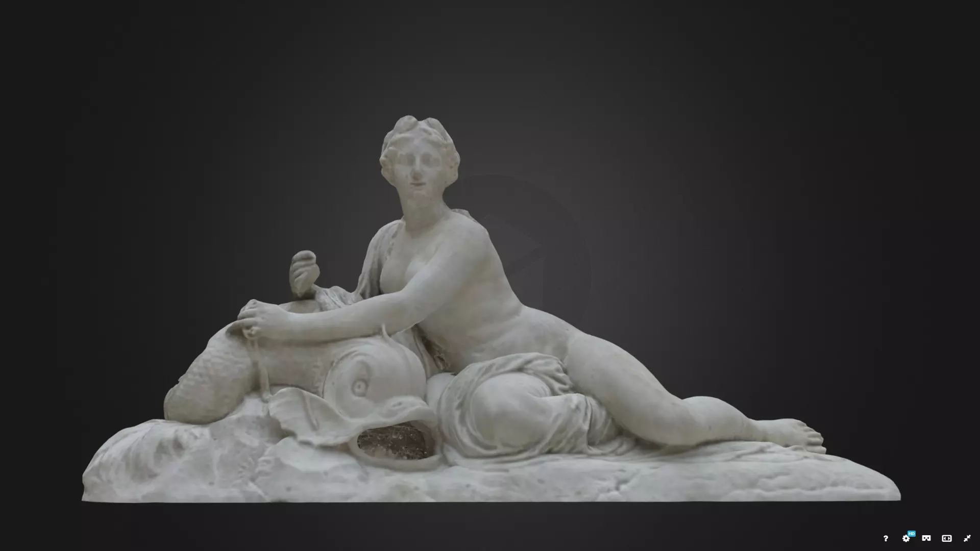 Sculpture marble statue of venus Free 3D model_0