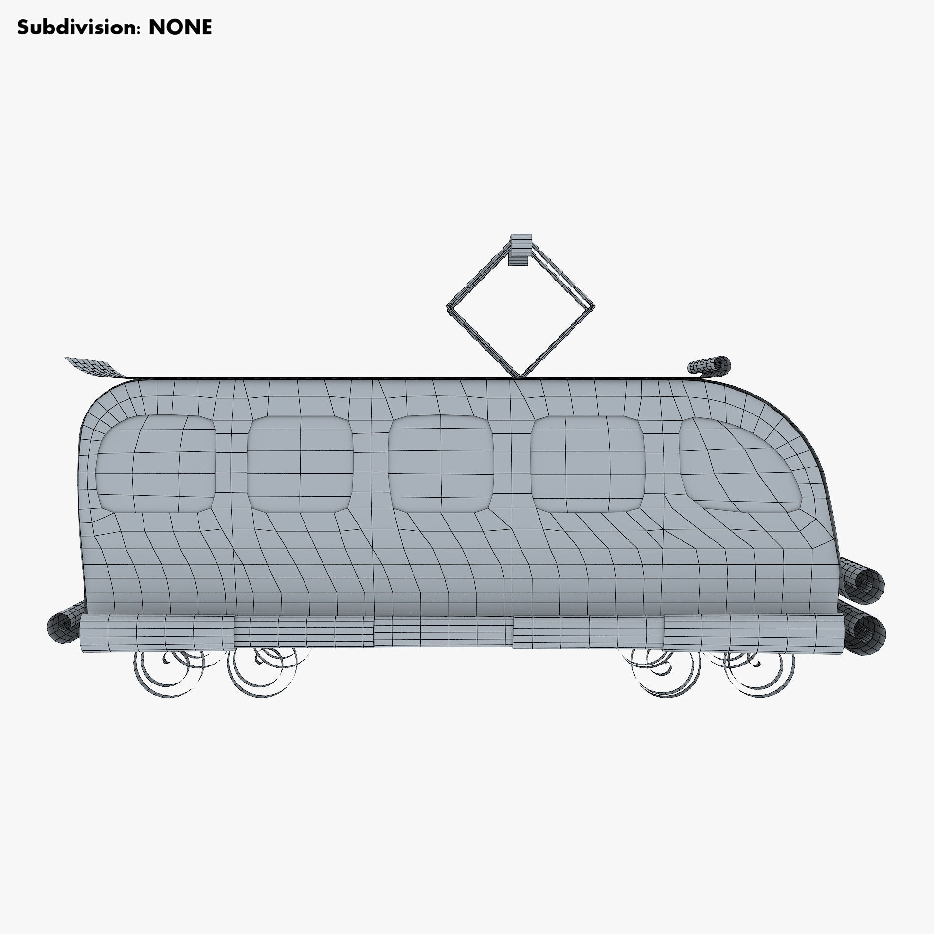 Tram Paper v 1 3D model_9