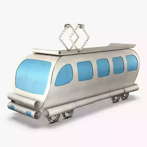 Tram Paper v 1 3D model