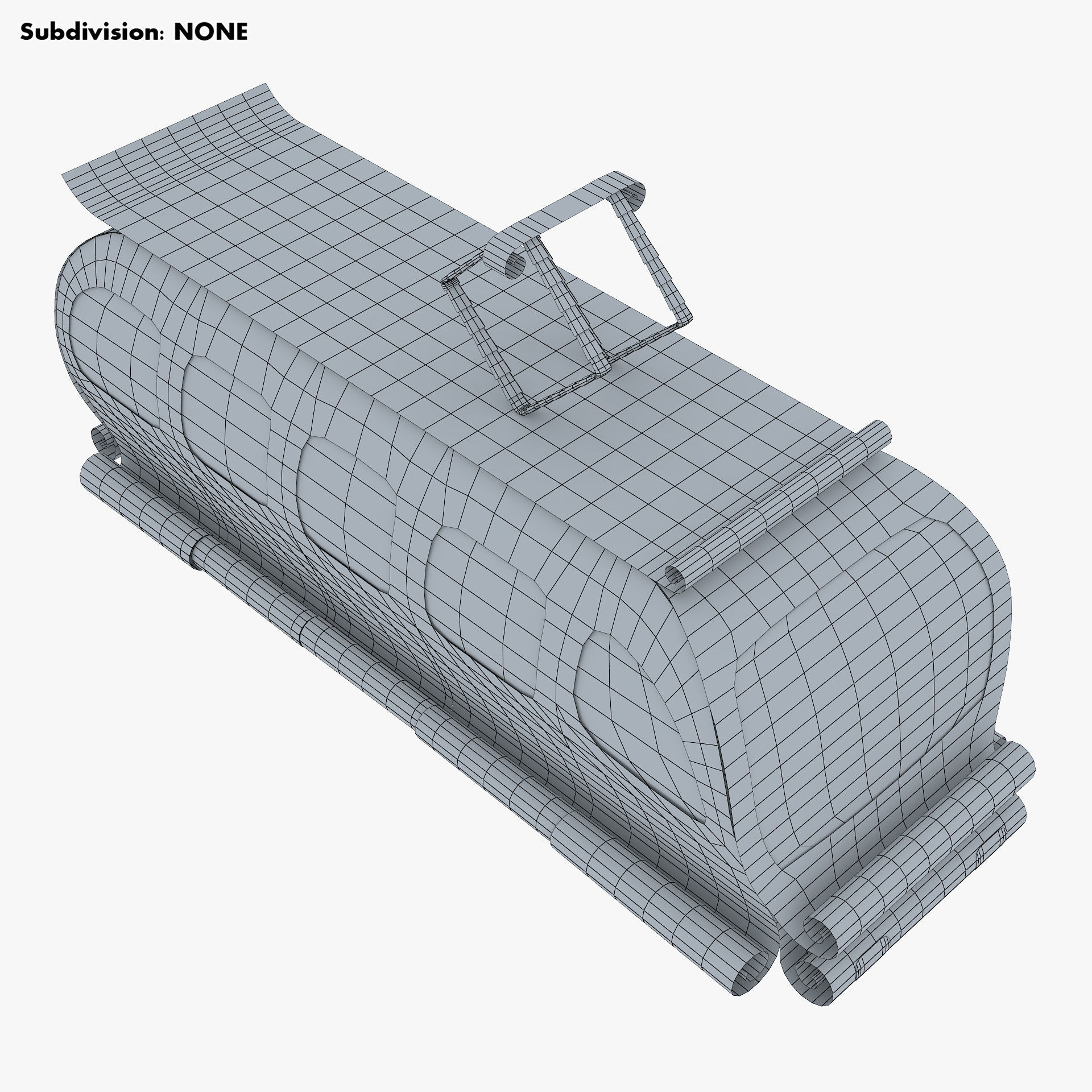 Tram Paper v 1 3D model_11