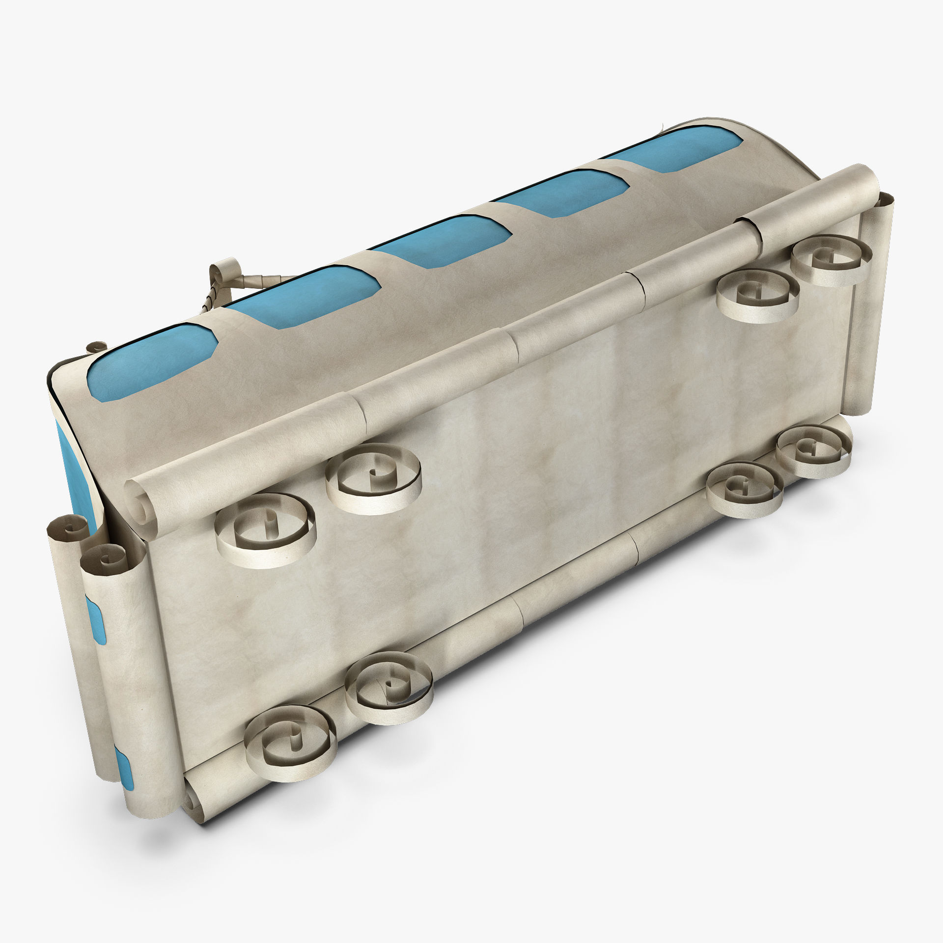 Tram Paper v 1 3D model_6